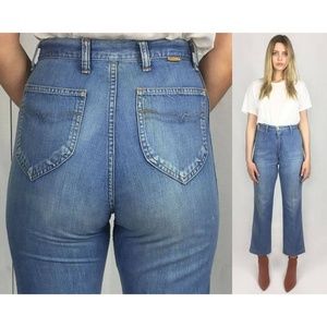 Vintage Rustler Super Soft High Waist Crop Jeans